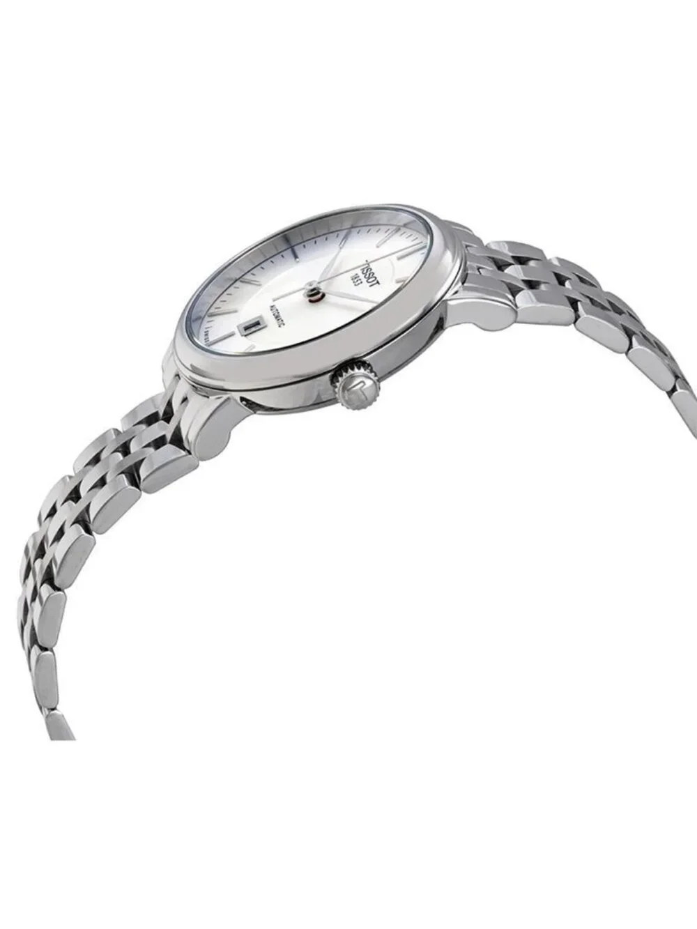 NWT Tissot Carson Automatic Silver Dial Ladies Watch